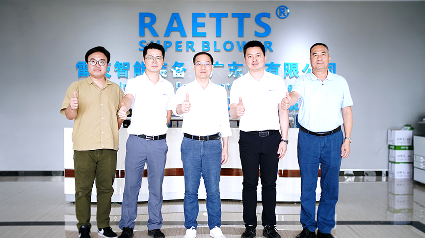 東莞市寮步鎮尹荏彬副鎮長一行蒞臨雷茨參觀指導